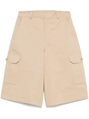 MAJE コットン混 ショートパンツ Cotton studded shorts