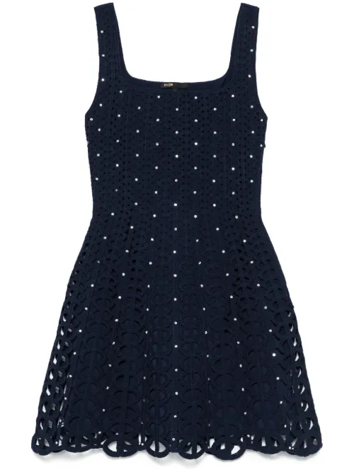 Robe en crochet à coupe courte - Maje - Modalova