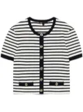 Maje striped T-shirt - Blue