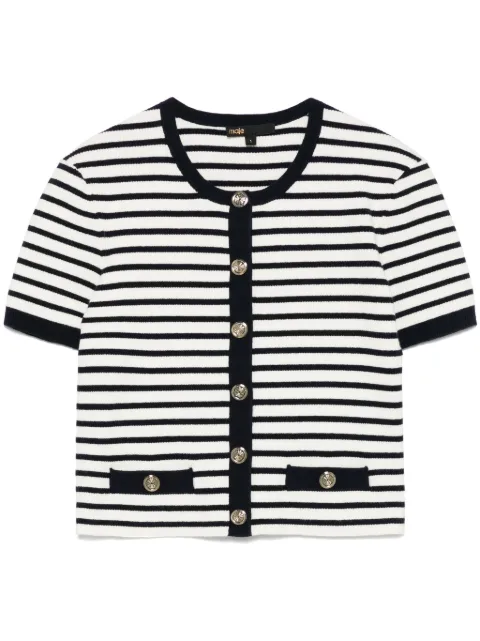 Maje playera con motivo de rayas