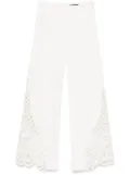 Maje embroidered trousers - White