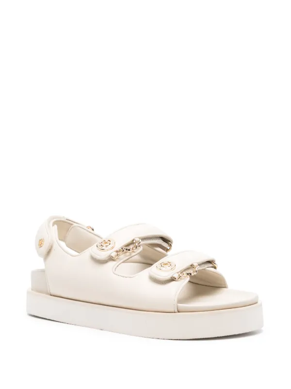 VIP【関税送料無料】希少 CASADEI BEIGE LEATHER FLATS Loafer Beige Casadei - Le Follie Shop