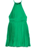 Maje plissé mini dress - Green