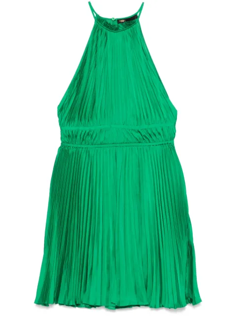 Maje plissé mini dress