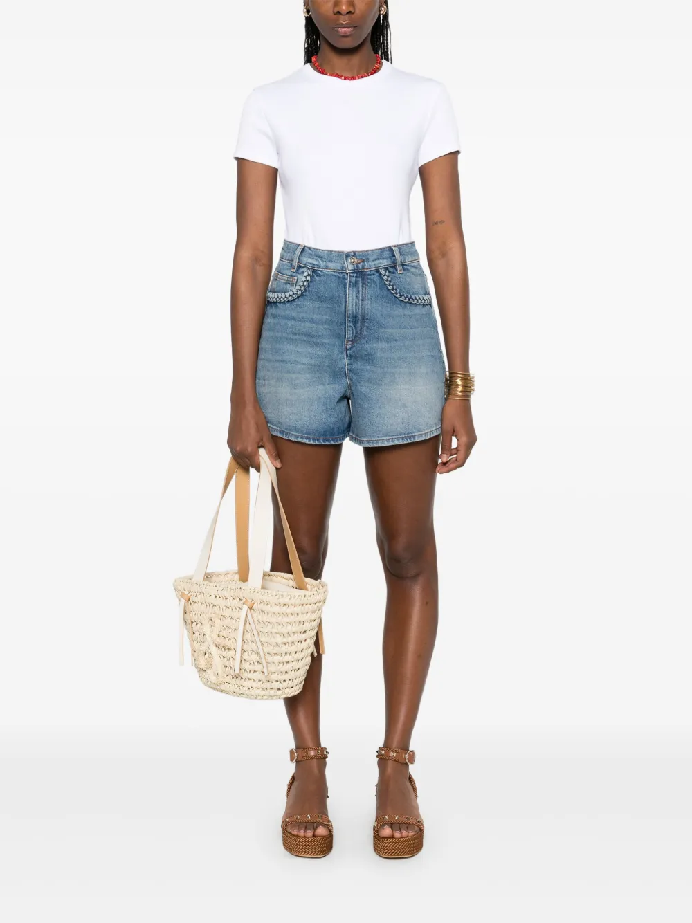 Maje shorts de mezclilla | Shorts | Image 2
