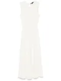 Maje sleeveless midi dress - White