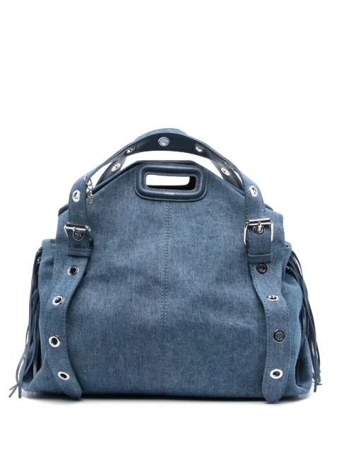 Maje bolsa de hombro de mezclilla