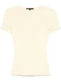 Maje fine-ribbed top - Yellow