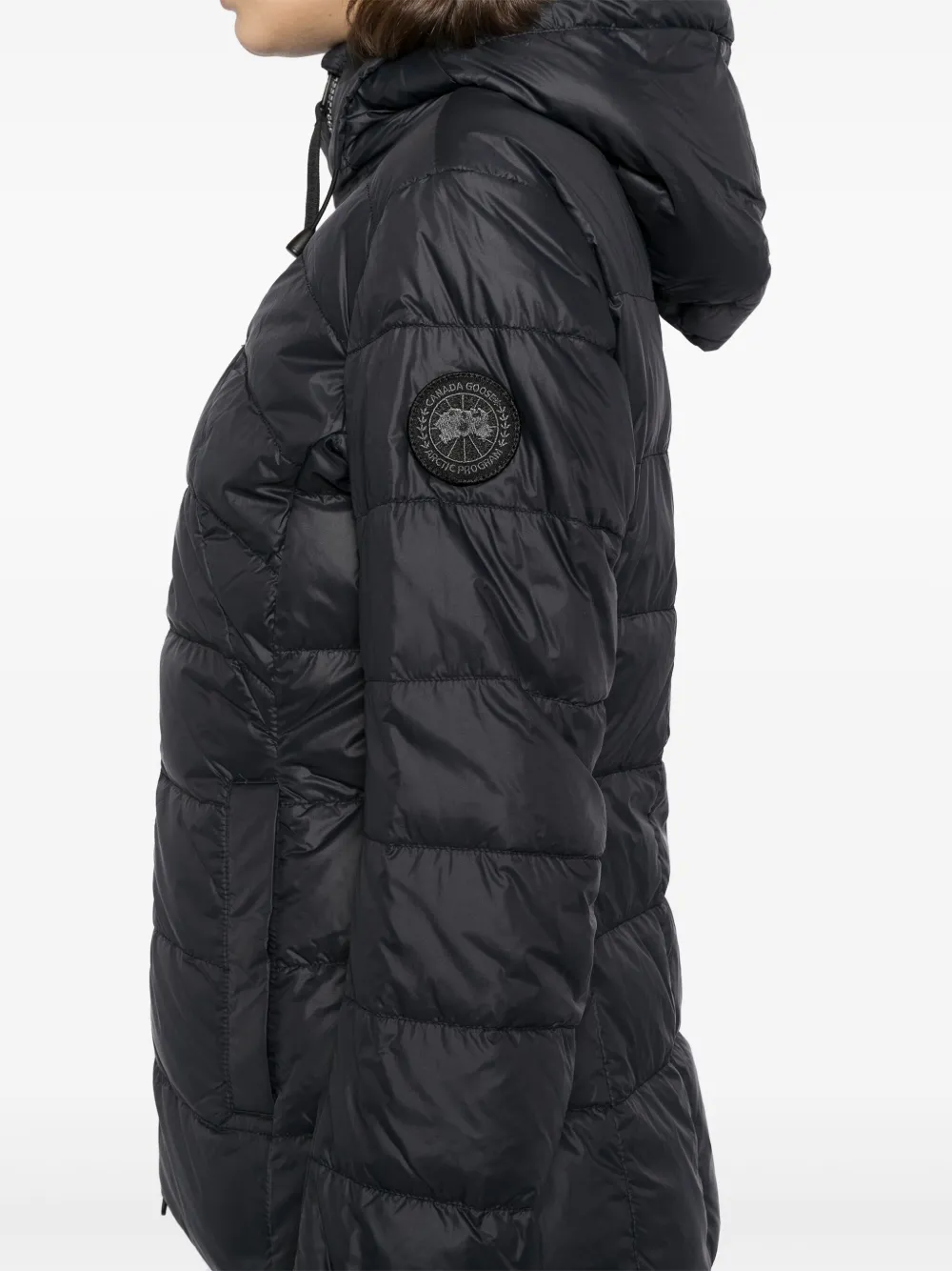 Shop Canada Goose Abbott Pufffer Jacket In Blau