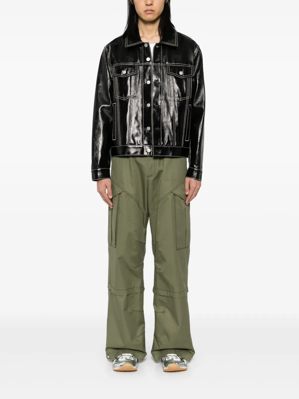 Off-White Leger cargo broek Groen