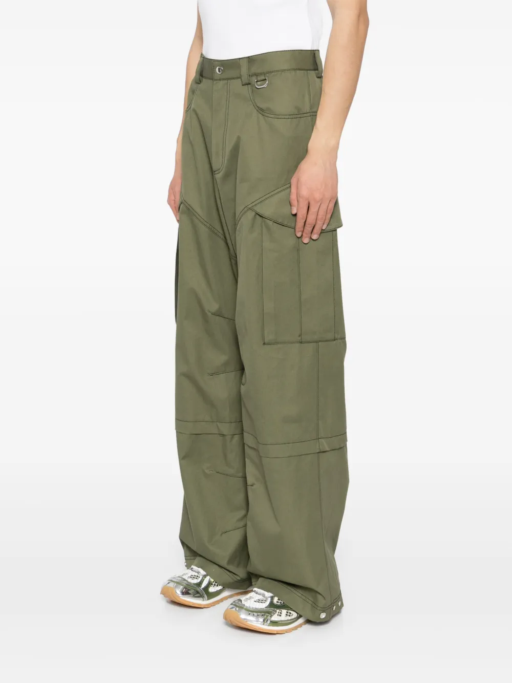 Off-White Leger cargo broek Groen