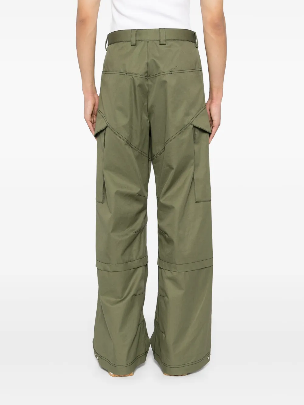 Off-White Leger cargo broek Groen