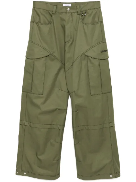 Off-White pantalon militaire à poches cargo