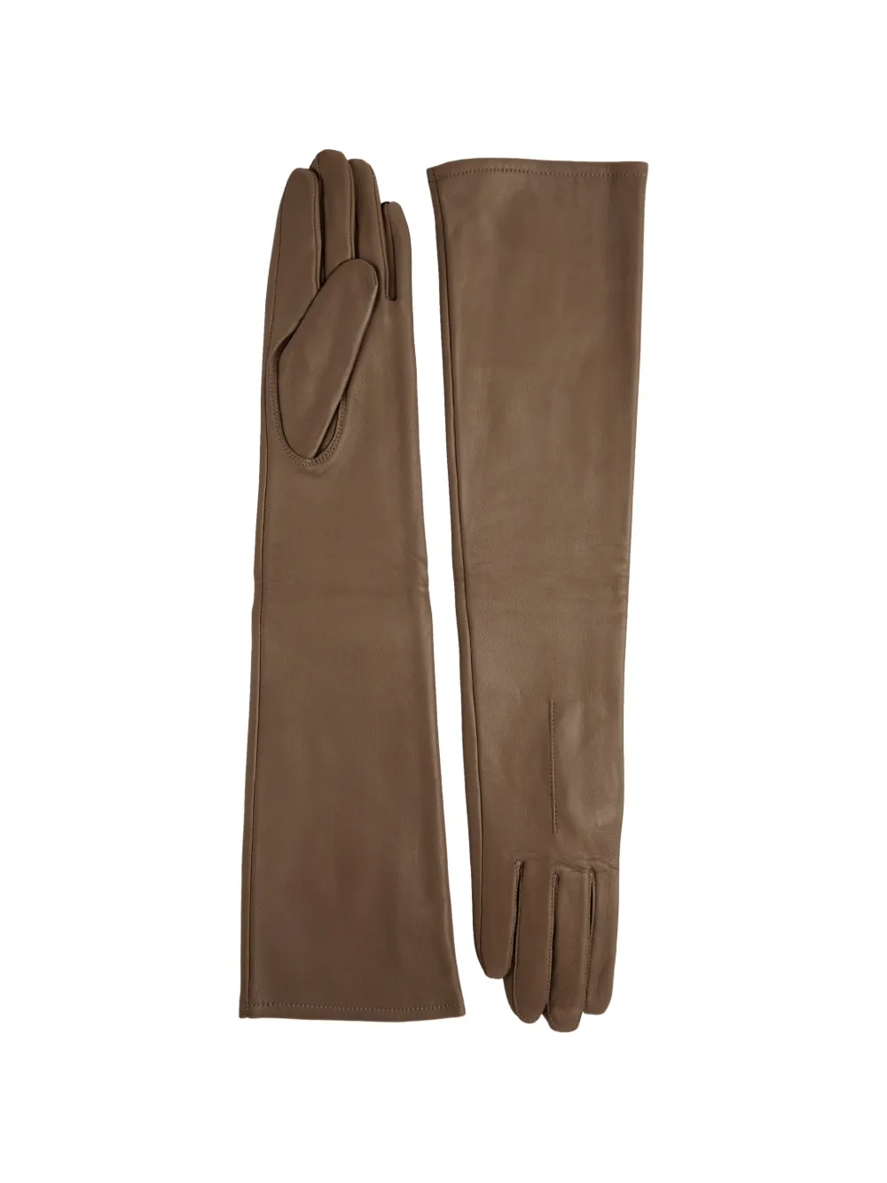 DENTS Mia long gloves - Marrone