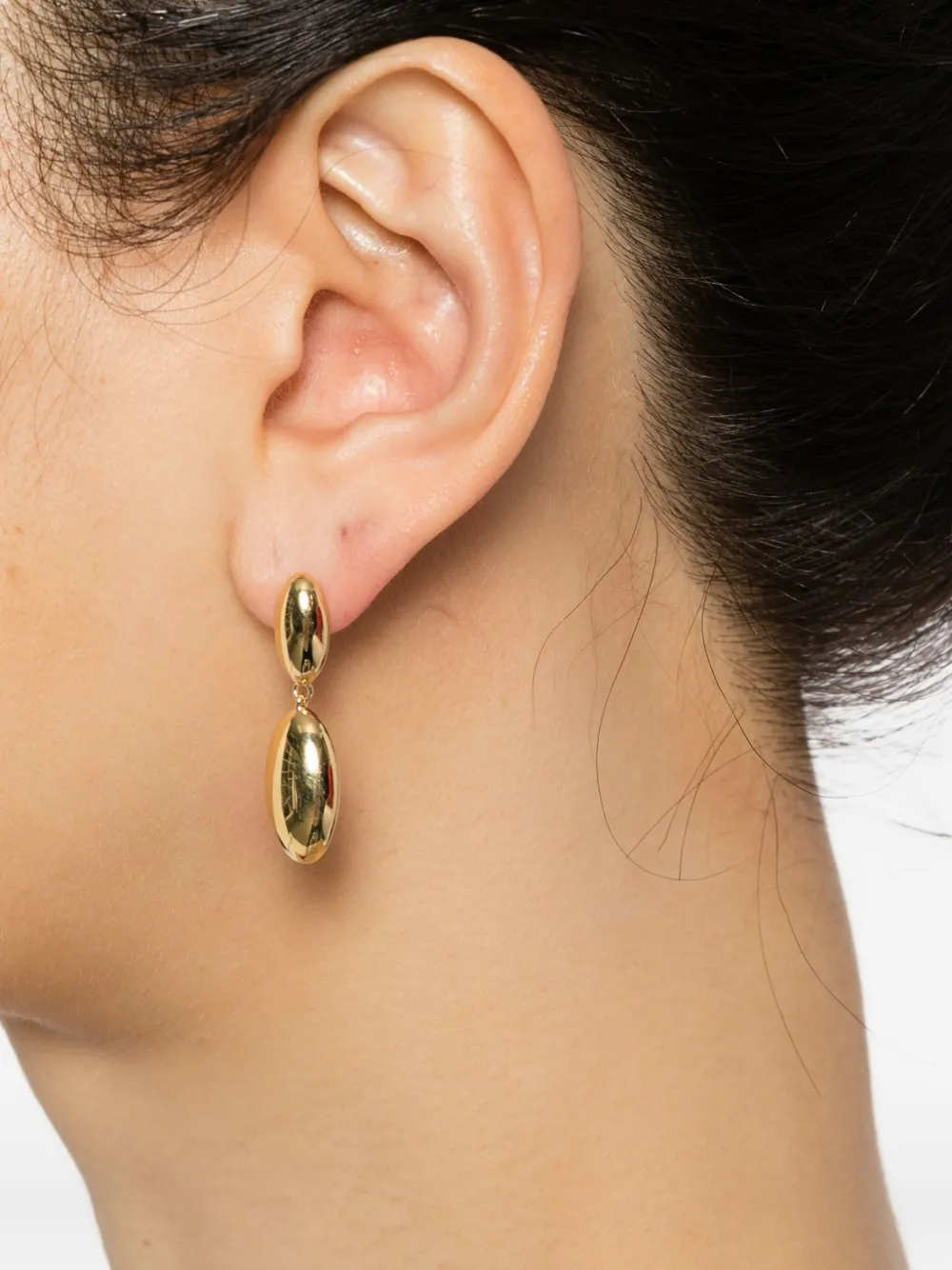 Otiumberg Oorbellen met hanger - Goud
