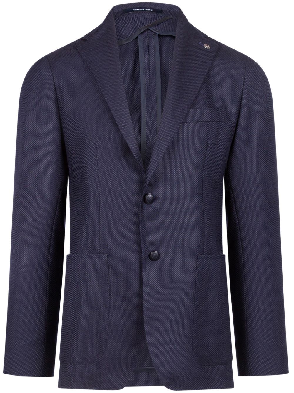 Tagliatore Blazer met jacquard Blauw