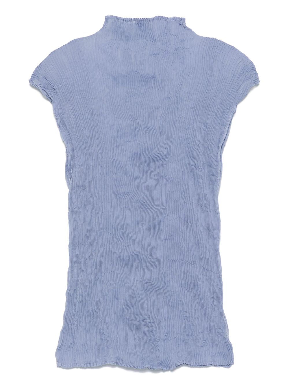 Issey Miyake Gedraaide chiffon top - Paars