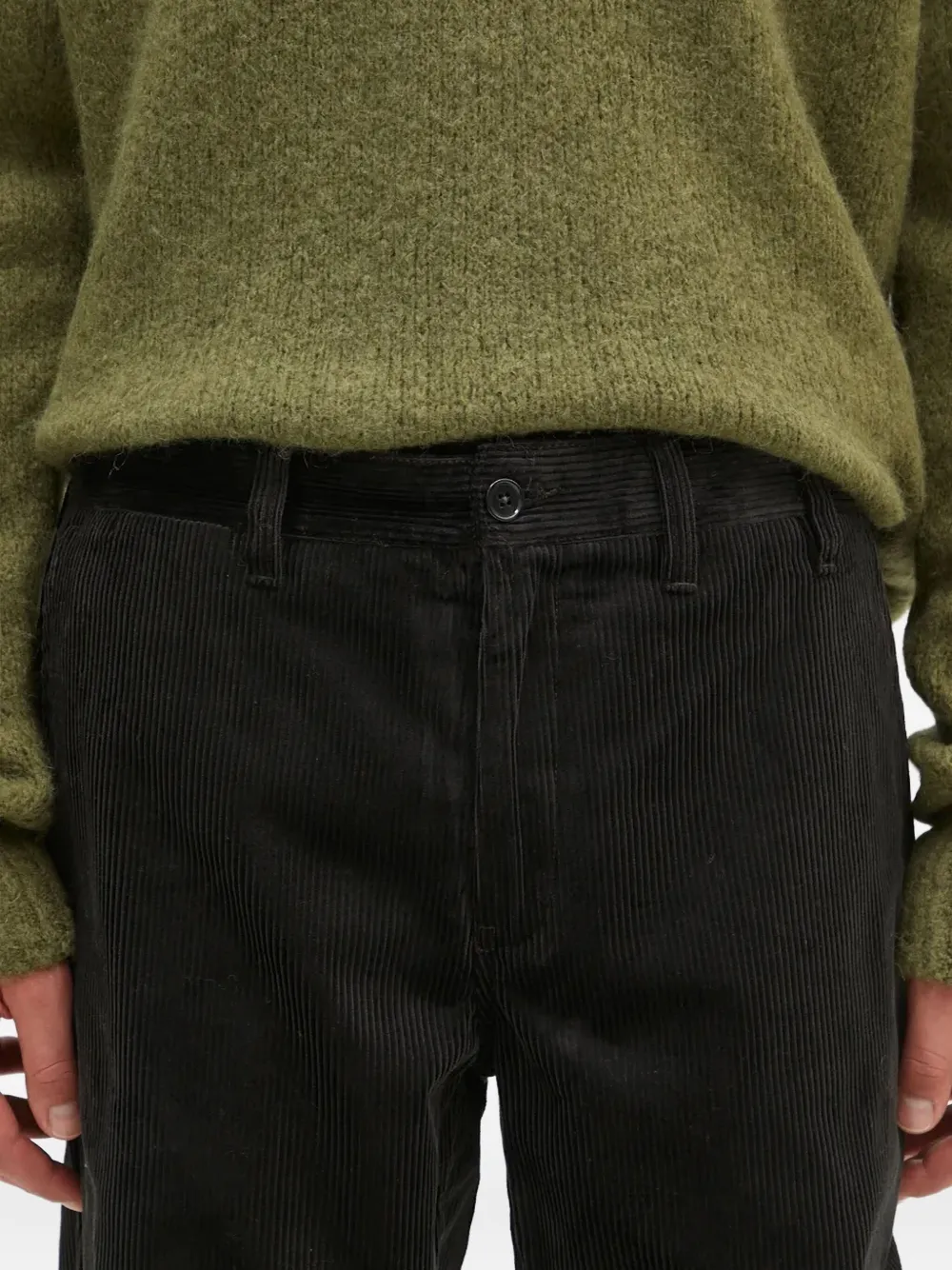 Norse Projects Corduroy Trousers In Green