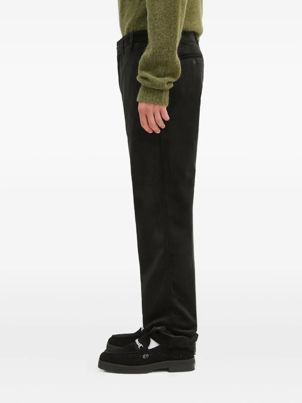 Norse Projects Ribfluwelen broek - Groen