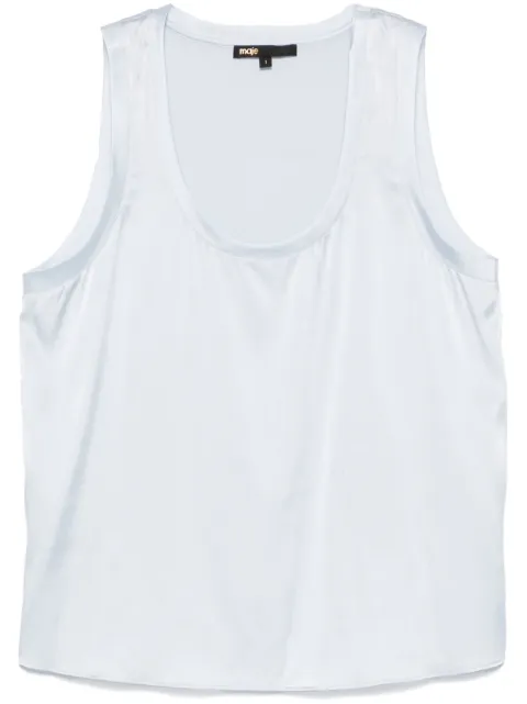 Maje satin tank top