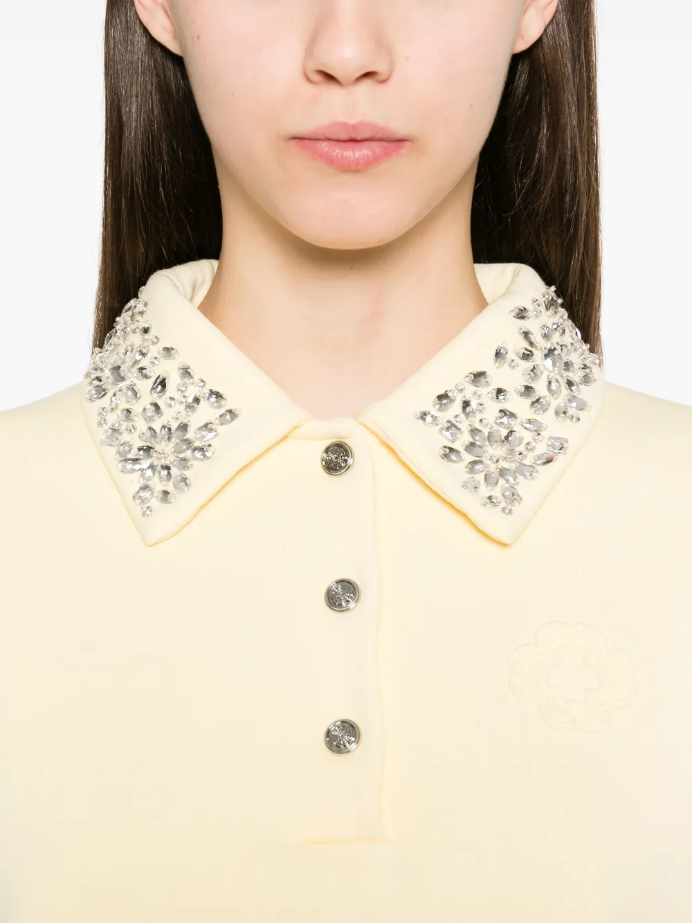 Maje Polotop met stras Geel