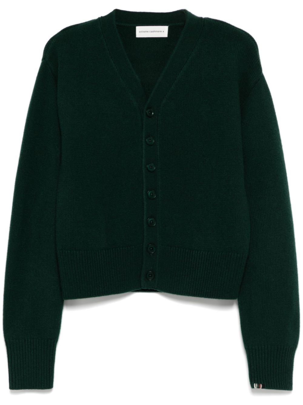 extreme cashmere colver cardigan - Green