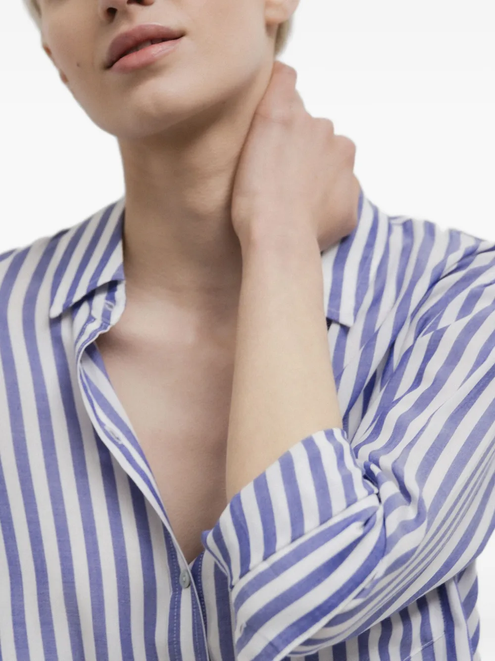 Rails Wren gestreepte blouse met lange mouwen Blauw