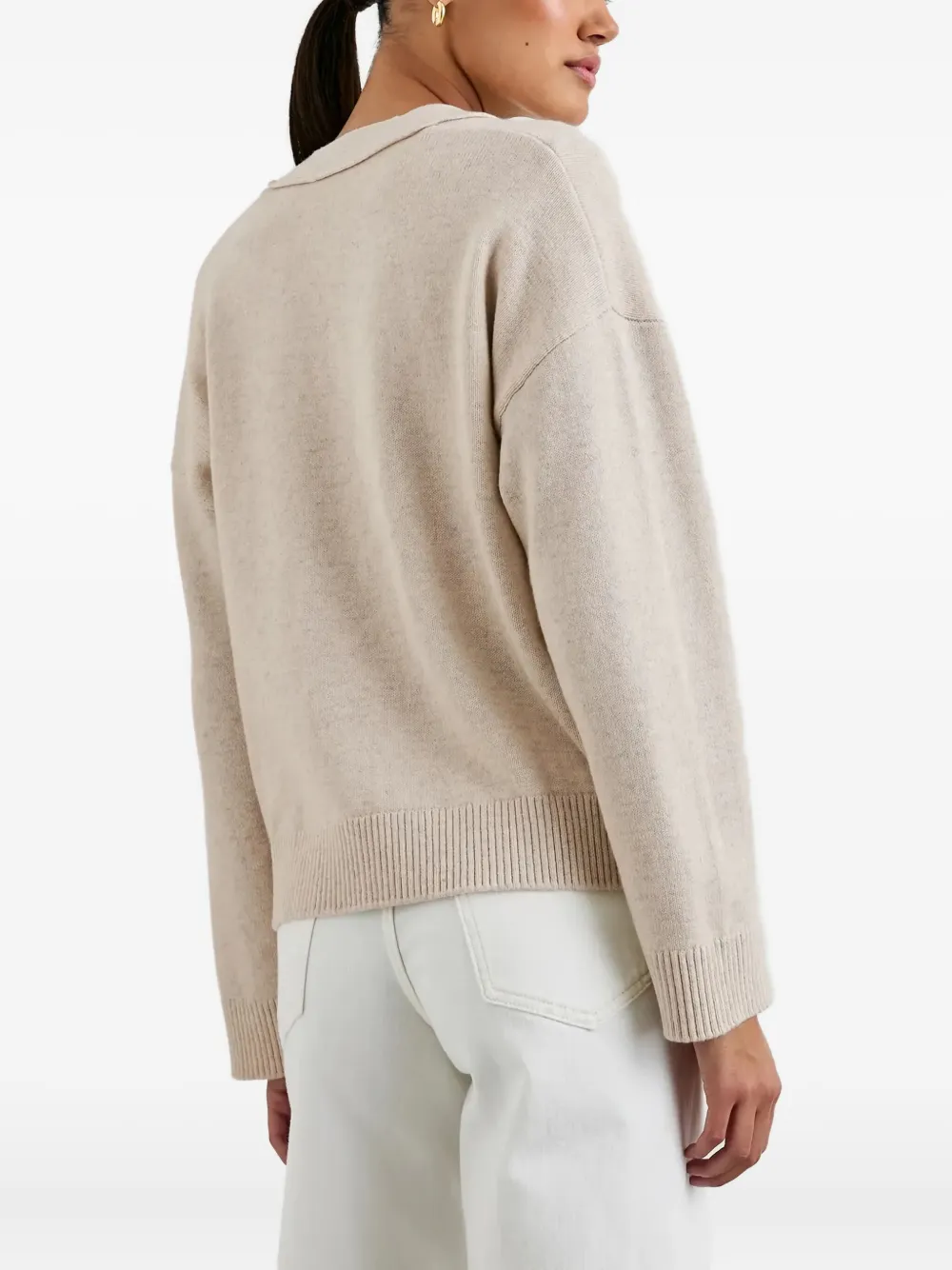 Rails V-neck Cardigan - Neutrals 