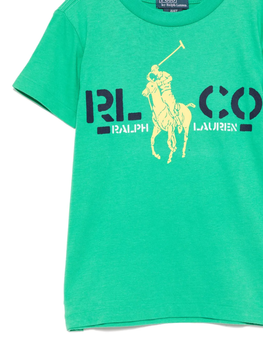 POLO RALPH LAUREN KIDS T-shirt met logoprint Groen