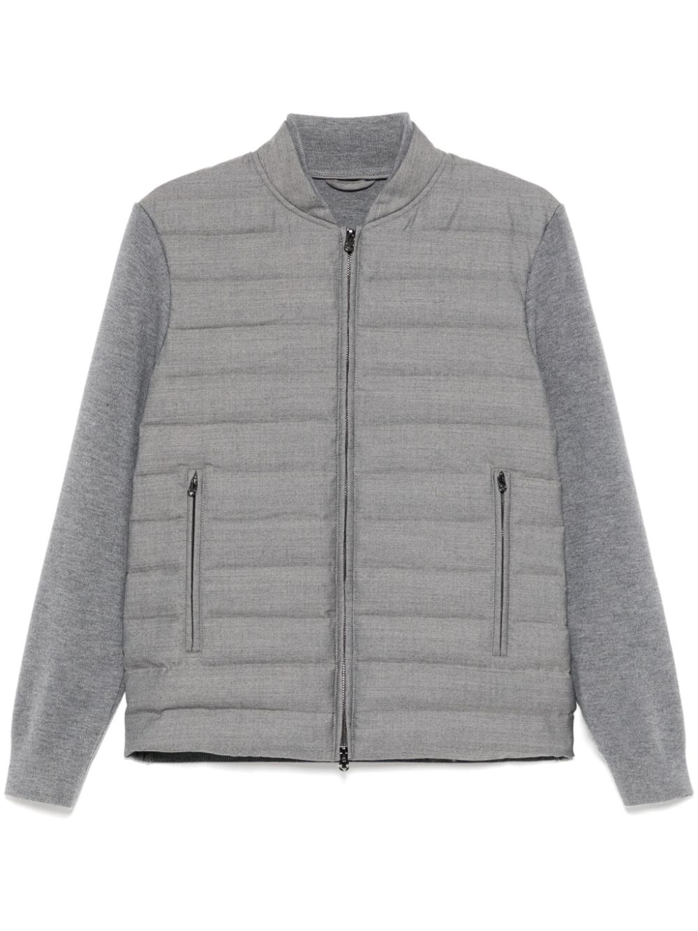 Emporio Armani quilted jacket Grijs