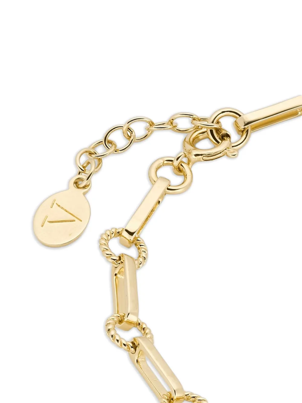 V JEWELLERY twisted-link chain bracelet | Image 2