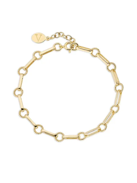 V JEWELLERY twisted-link chain bracelet