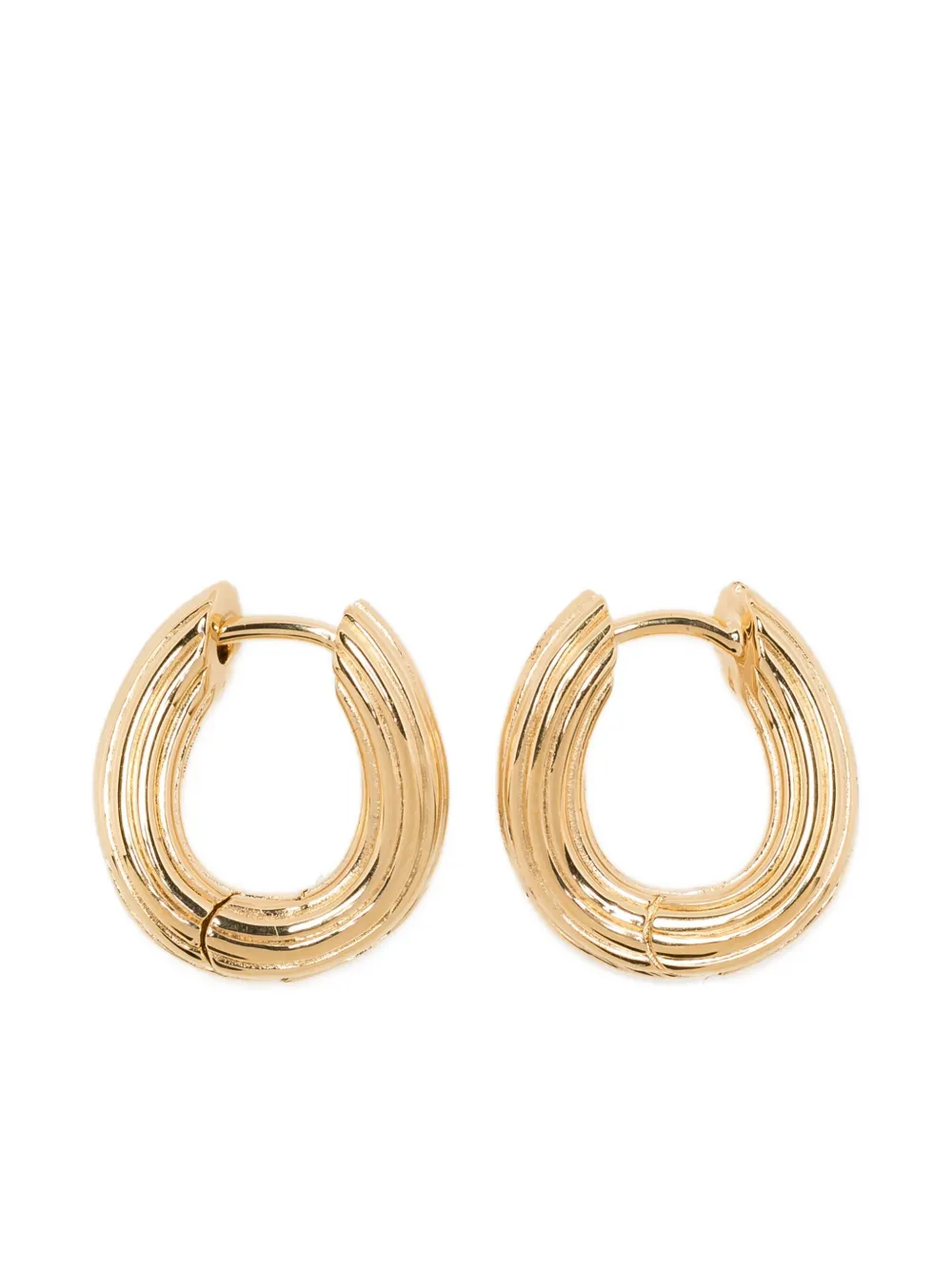Otiumberg arracadas con diseño retorcido | dorado | Image 1