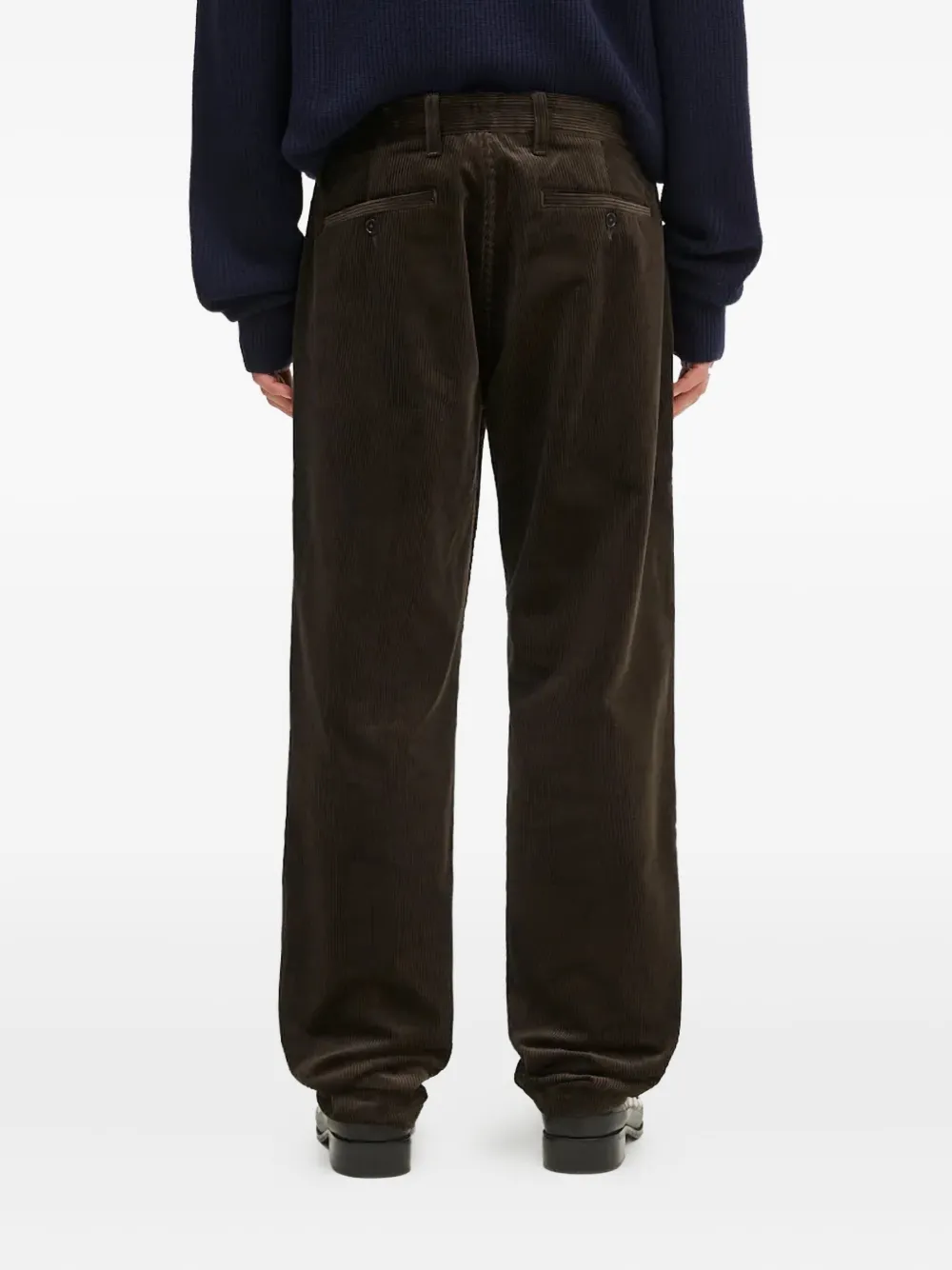 Norse Projects Ribfluwelen broek Groen