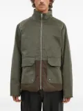 Norse Projects corduroy-panelled jacket - Green