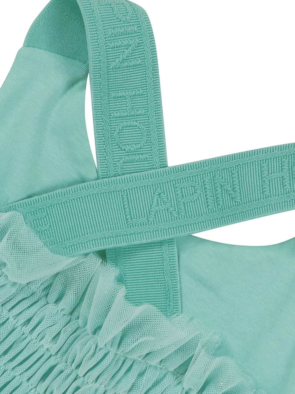 Lapin House Jurk met ruches Blauw