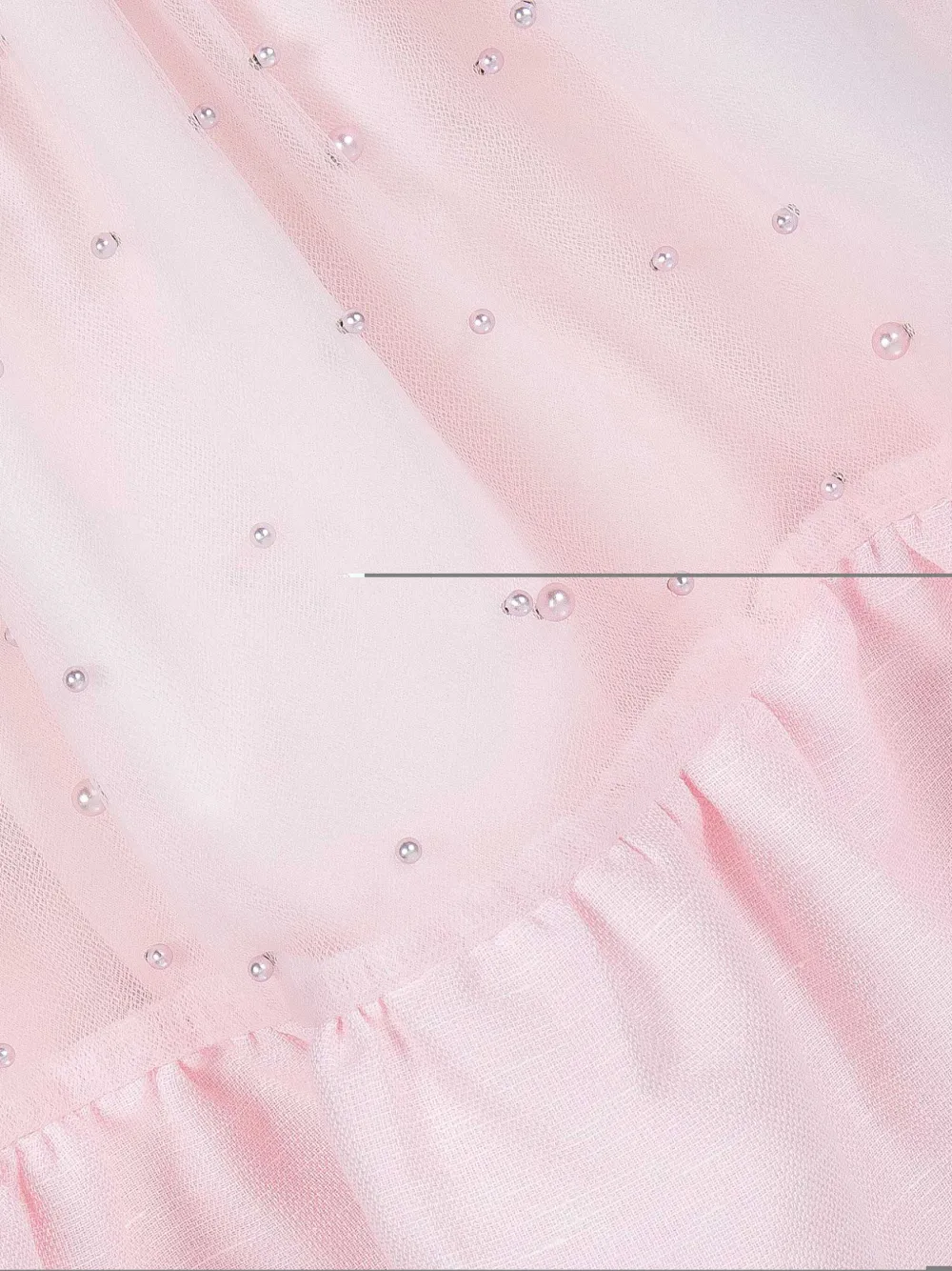 Lapin House Jurk met pareldetail Roze