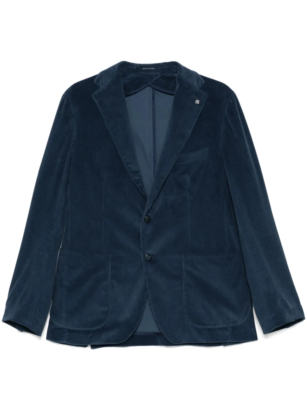 Shop Tagliatore Corduroy Blazer In Blue