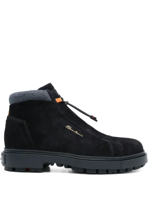 Santoni botas de gamuza