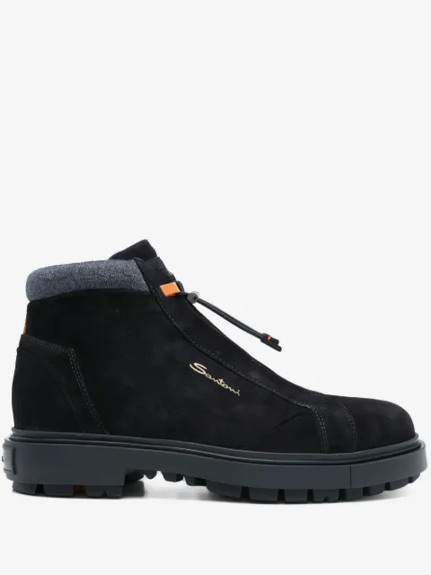 Santoni スエード ブーツ