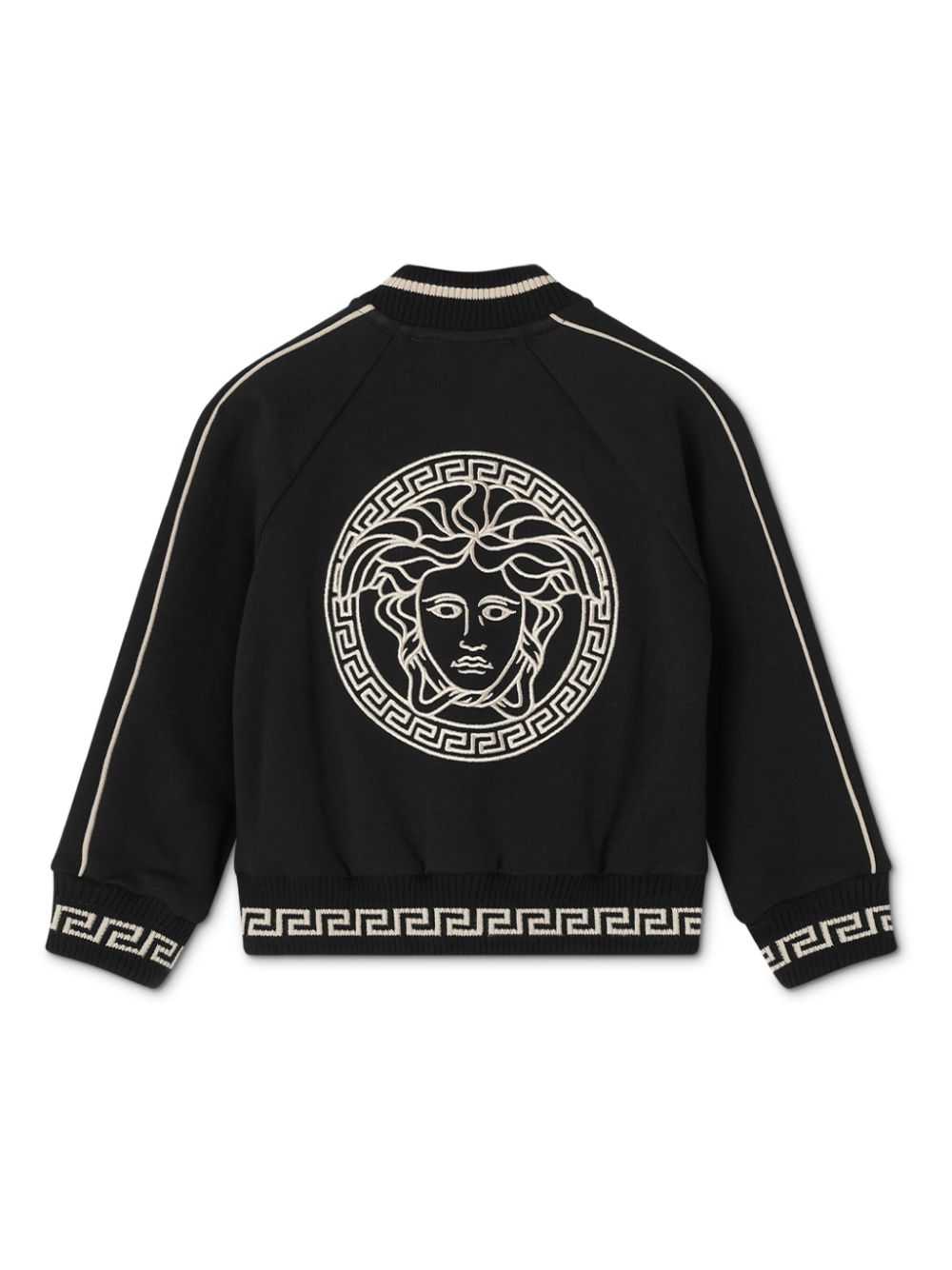 Versace Kids Bomberjack met Medusa-print - Zwart