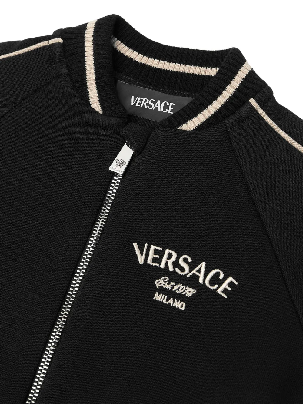 Versace Kids Milano Stamp sweater Zwart