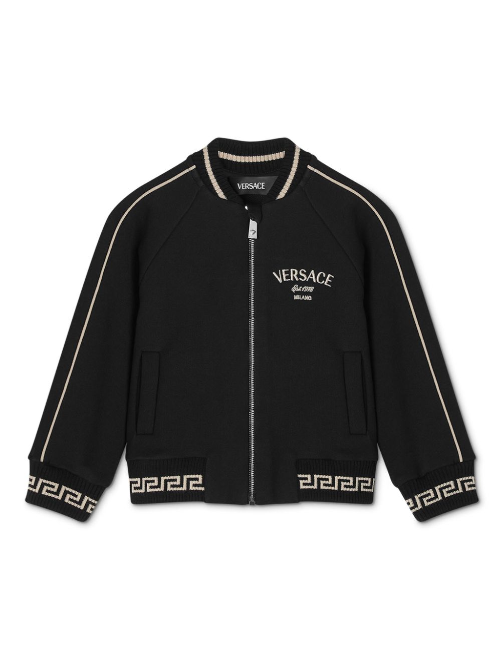 Versace Kids Milano Stamp sweatshirt - Black