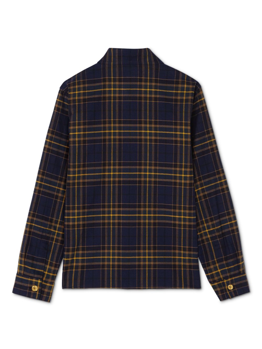 Versace Kids Shirt met tartan ruit - Blauw