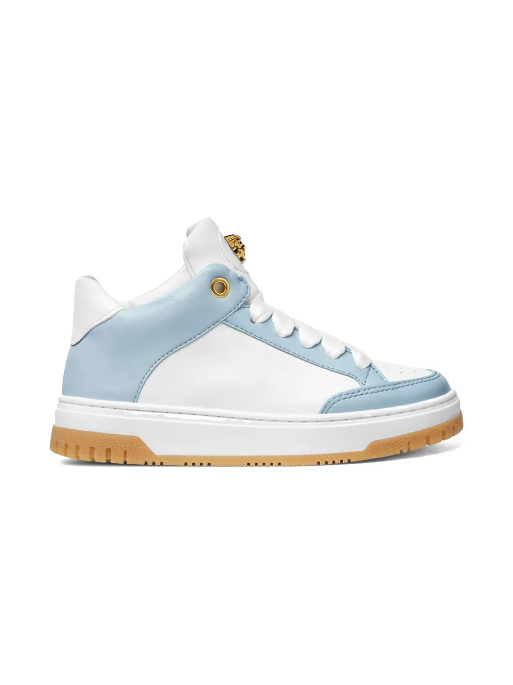 Versace Kids La Medusa sneakers Wit