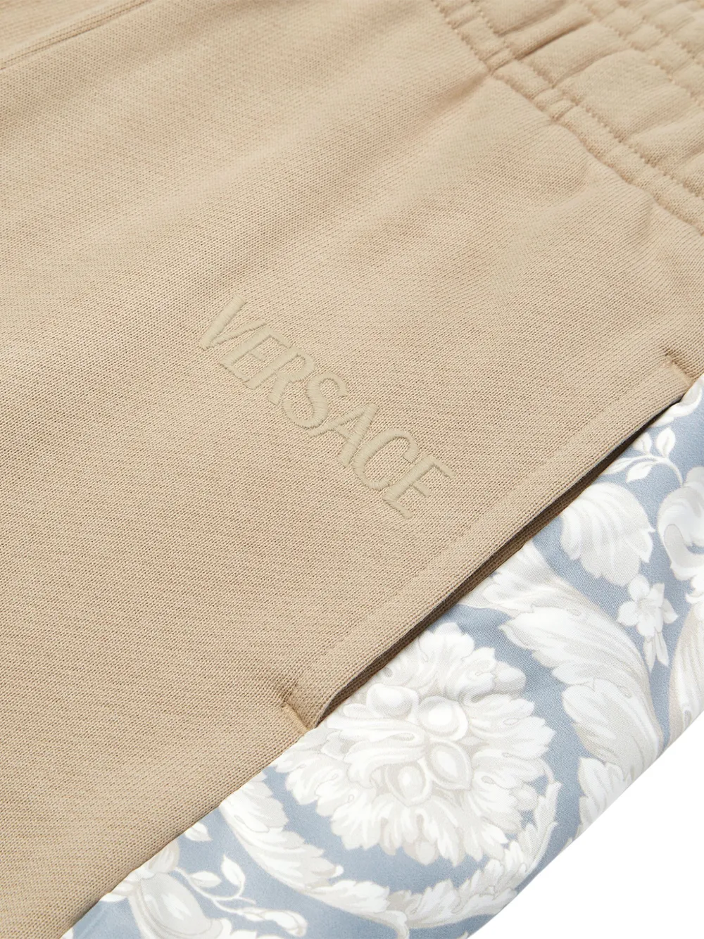 Versace Kids Trainingsbroek met vlakken Bruin