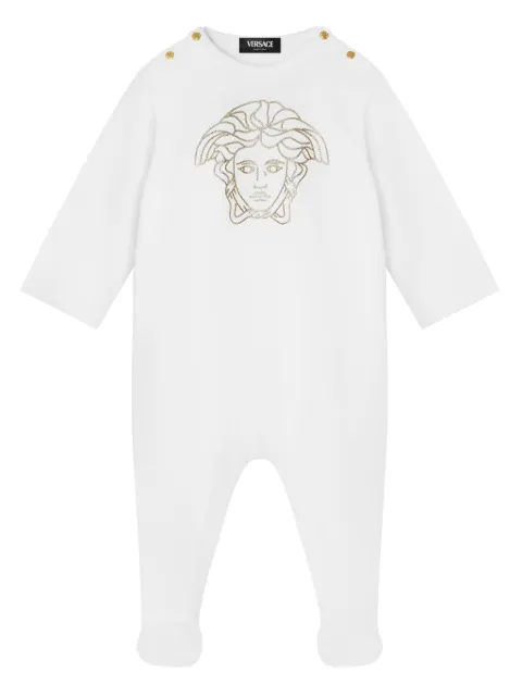 Versace Kids Macacão com tachas Medusa