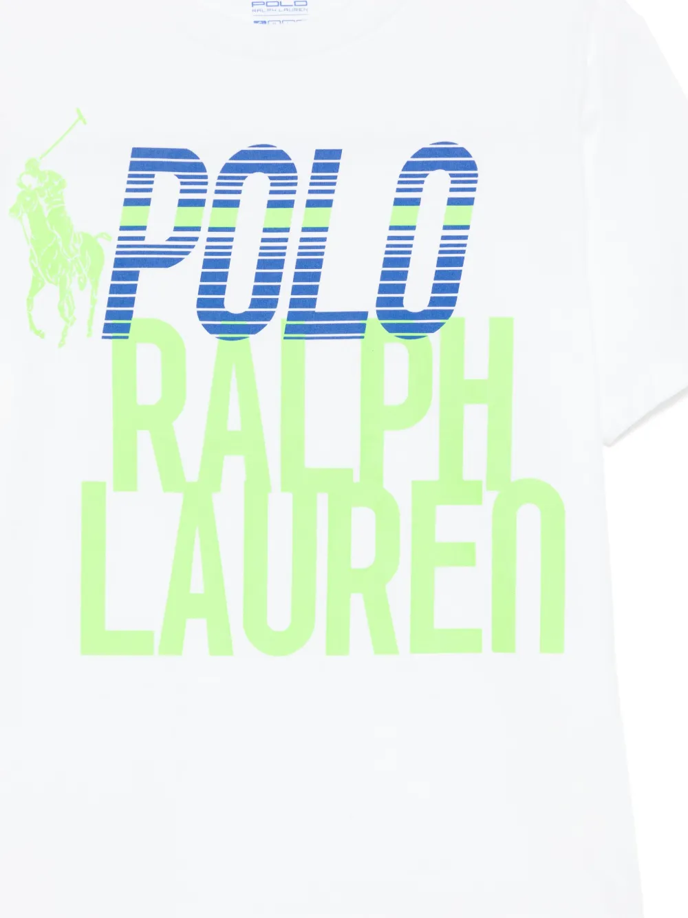 POLO RALPH LAUREN KIDS T-shirt met logoprint Wit
