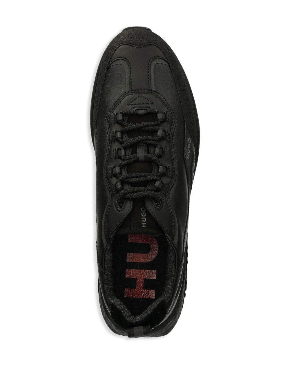 HUGO Sneakers met vlakken Zwart