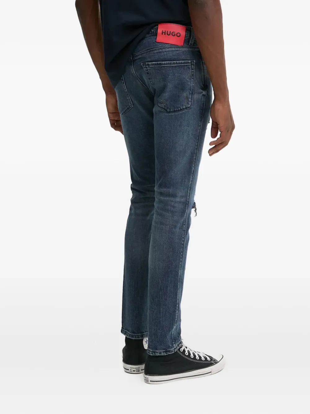 HUGO distressed five-pockets jeans | Regular & Straight-Leg Jeans | Image 2